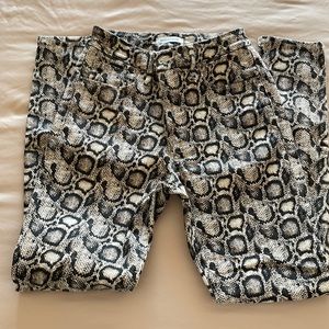 Good American Snakeskin Jeans